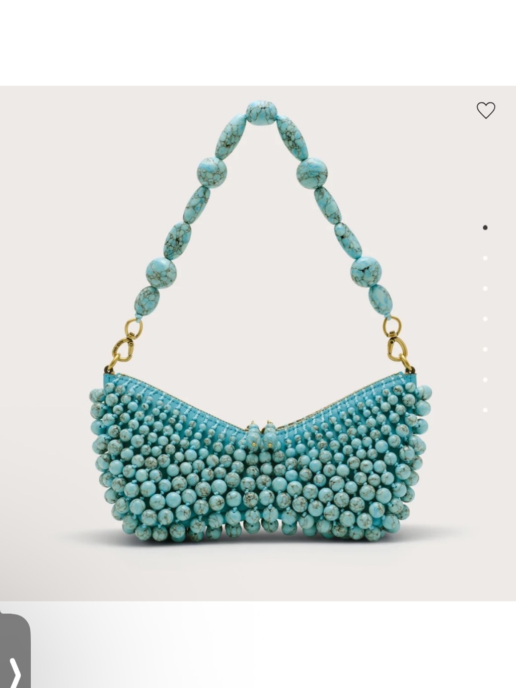 Cult Gaia Mercier Beaded Shoulder Bag